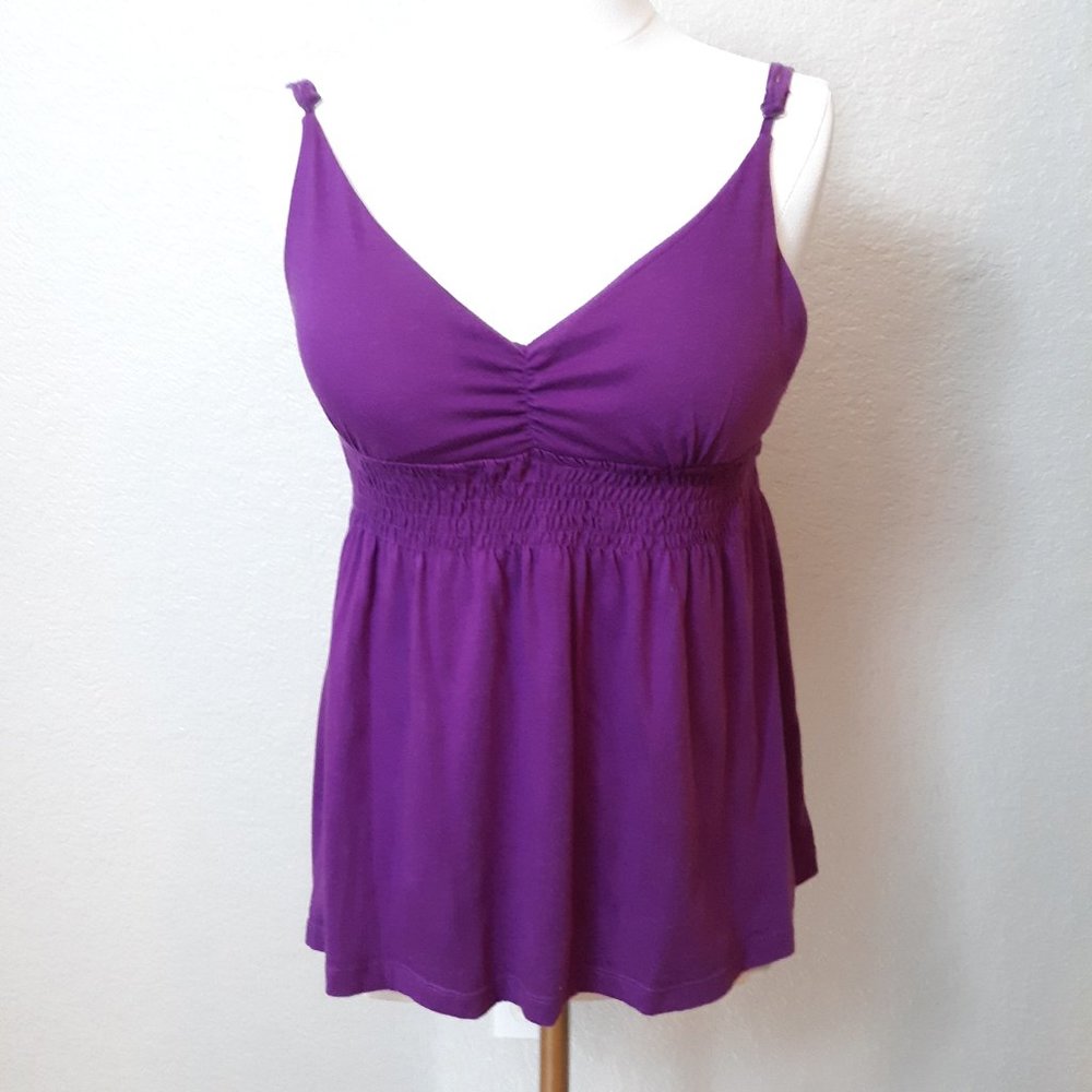 Derek Heart  Tank Top Purple top Large